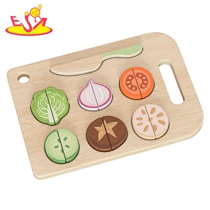 Новый дизайн Macaron, милая деревянная кухонная игрушка для детей W10C582