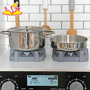 2023 New Upgrade all in one wooden electronic toy kitchen with realistic light and sound W10C513F