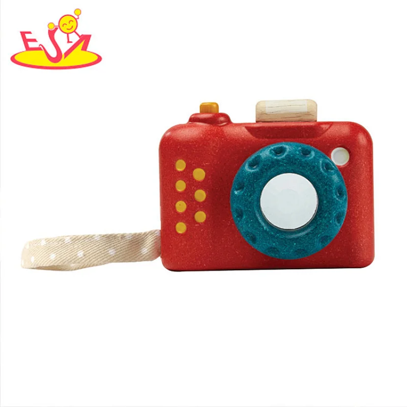 2023 New Educational Pretend Play Simulation Wooden Camera Toy For Kids W10D665