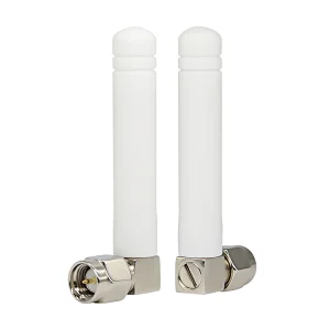 Right Angle SMA Connector Mounted Mini 2dBi Wireless 2.4G WiFi Rubber Antenna