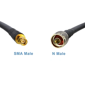 Low Loss Coaxial Cable LMR240 N Male Connector To Sma Male Adapter