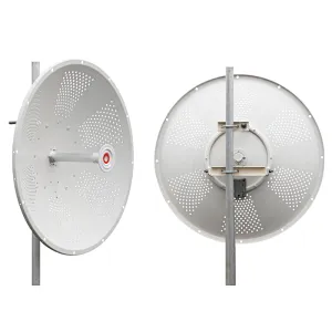 Outdoor High gain 4.9-6.5GHz 34dBi 5.8G Wifi Pole Mount MIMO Dish Antenna