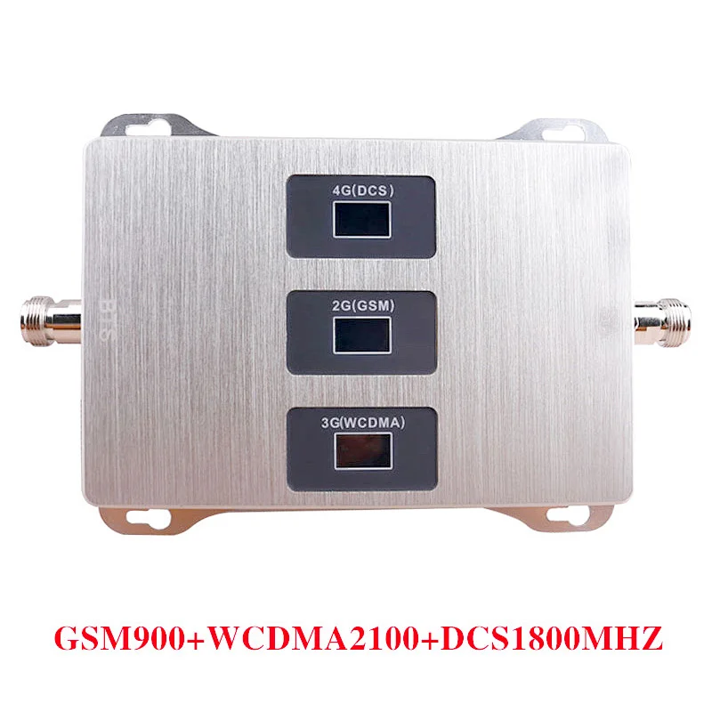 4g Cellular Amplifier 900 1800 2100 Tri-Band Cell Phone Signal Repeater GSM repeater DCS WCDMA 2G 3G 4G Signal Booster
