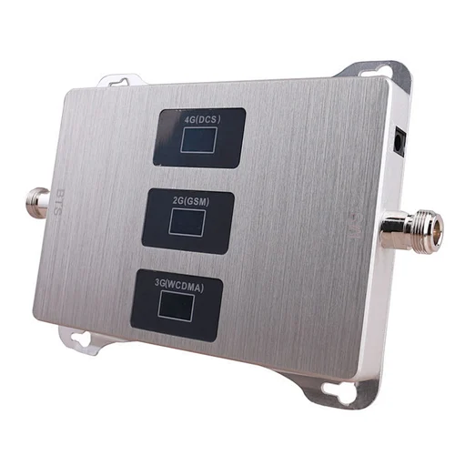 Tri band 2G GSM 3G 4G DCS signal repeater 900 / 2100 / 1800mhz mobile signal booster