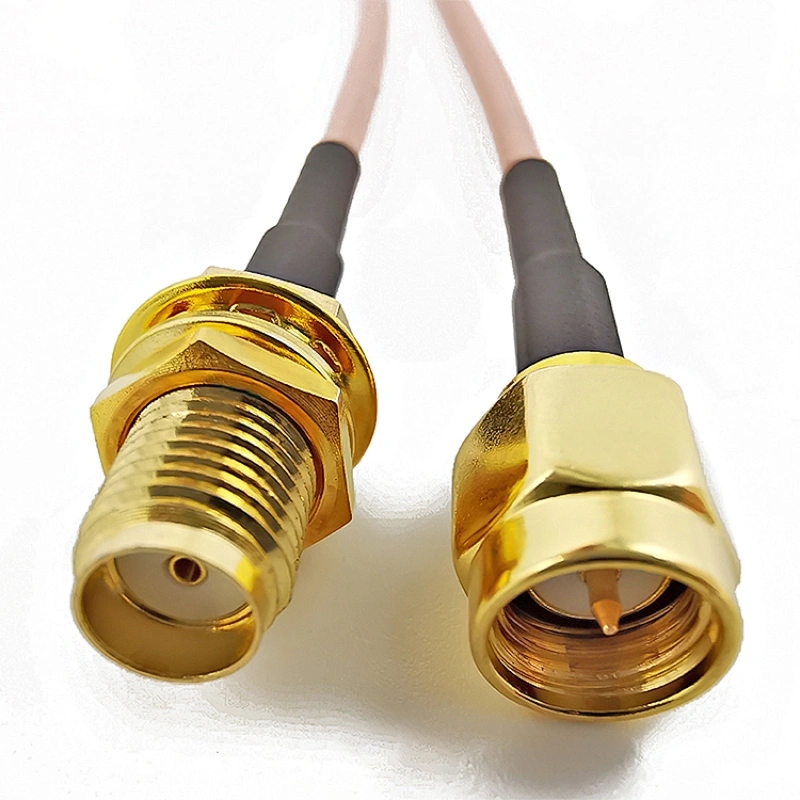 Coaxial Cable RG316  Assembly With SMA Male To SMA Female Connector Coax RF Wire