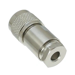N Male Clamp connector for RG5 RG6 LMR300 5DFB 5D-FB Cable Copper Straight Coaxial RF Adapters