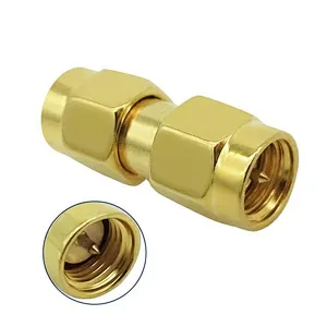 SMA Male to Male Jack Plug RF Coaxial Adapter Connector