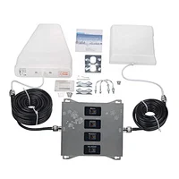 Wireless 2G 3G 4G Amplifier Kit Four Band GSM900/DCS1800/WCDMA2100/LTE2600 Cellular Signal Repeater