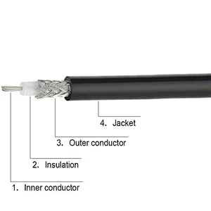 Low Loss Coaxial Cable LMR240 N Male Connector To Sma Male Adapter