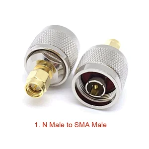 RF Coaxial Cable Adapter Jack Converter N Type to SMA Series Connector
