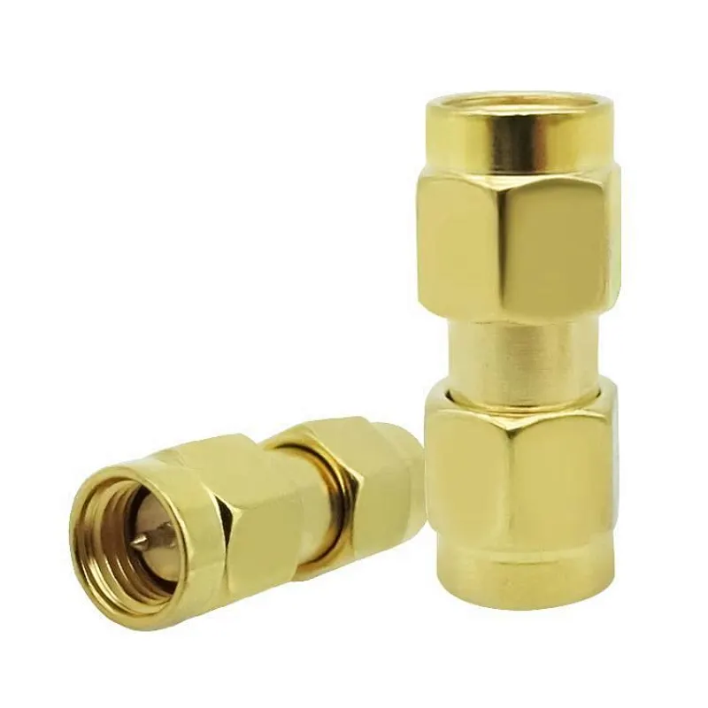 SMA Male to Male Jack Plug RF Coaxial Adapter Connector
