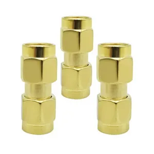 SMA Male to Male Jack Plug RF Coaxial Adapter Connector