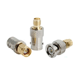 BNC to SMA RF Coaxial Adapter Male Female Coax BNC Plug to SMA Plug Converter Connector