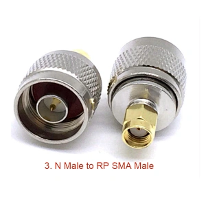 RF Coaxial Cable Adapter Jack Converter N Type to SMA Series Connector