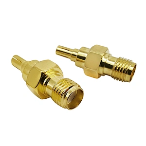 RF Coaxial Adapter SMA-Female to CRC9 Coax Jack Connector