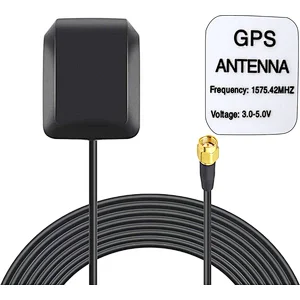 High quality 1575.42mhz Dua Active 30dbi External Adhesive Auto gps Gnss antenna  for car with sma/fakra/mcx Connector
