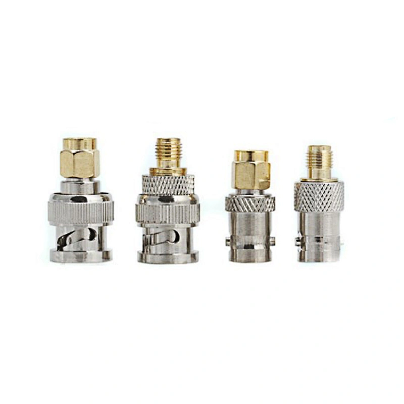 BNC to SMA RF Coaxial Adapter Male Female Coax BNC Plug to SMA Plug Converter Connector