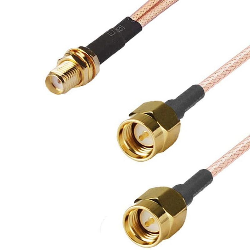 SMA Female to Dual SMA Male Cable SMA Connector Adapter Y Type RG316 Cable