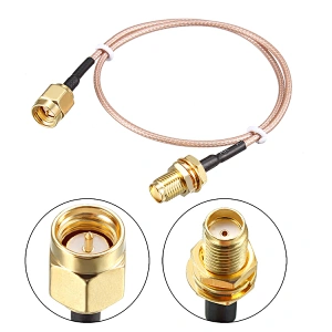 Coaxial Cable RG316  Assembly With SMA Male To SMA Female Connector Coax RF Wire