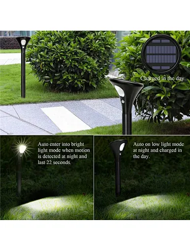 solar path garden light
