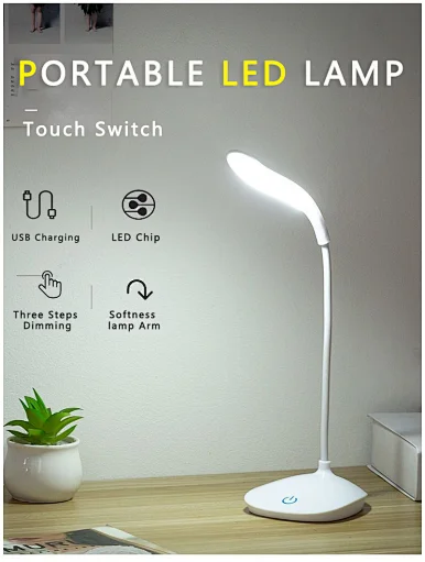 Support Wireless Charging Table Led Lamp