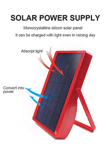 portable camping solar lamp