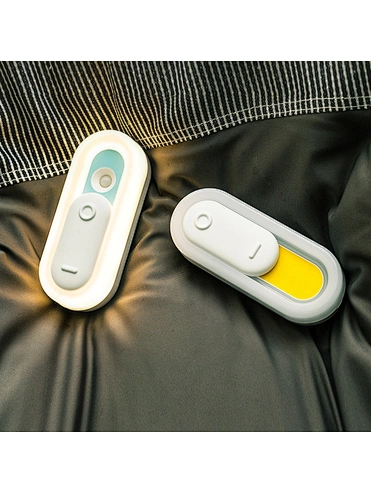 Luz LED de inducción automática para escaleras, Sensor de movimiento, luces nocturnas, lámpara de pared LED recargable para dormitorio, mesita de noche, cocina