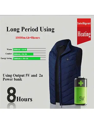 battery heated vest
