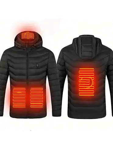 冬季运动保暖夹克 可充电冬季保暖衣服