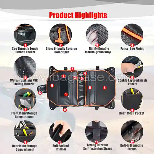 Off-road Center Roof Tool Bag
