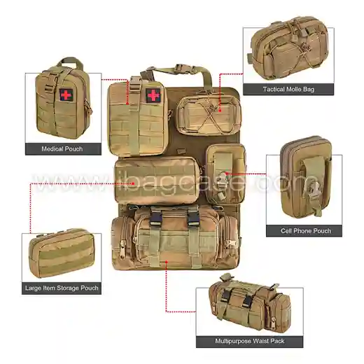 Tactical Molle Seat Organizer Supplier