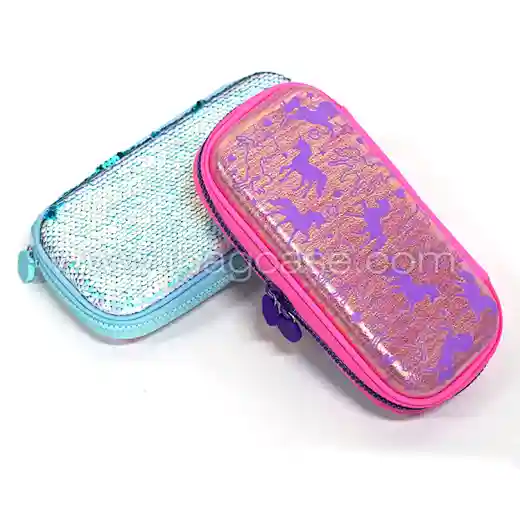OEM Sequin Hardtop Pencil Case