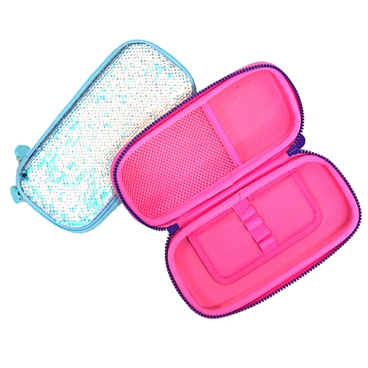 Custom Sequin Hardtop Pencil Case