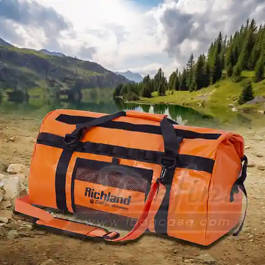 Outdoor Large Roll up Waterproof 500D Tarpaulin Duffel Bag