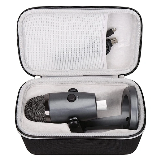 Custom Mold Hard EVA Wireless Microphone Carry Case