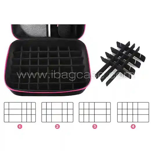 Travel Nail Polish Organizer Case
