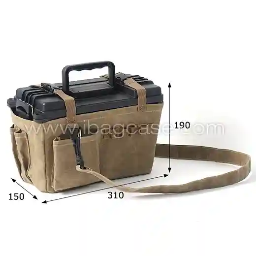 Waxed Canvas Ammo Box Bag manufacturer
