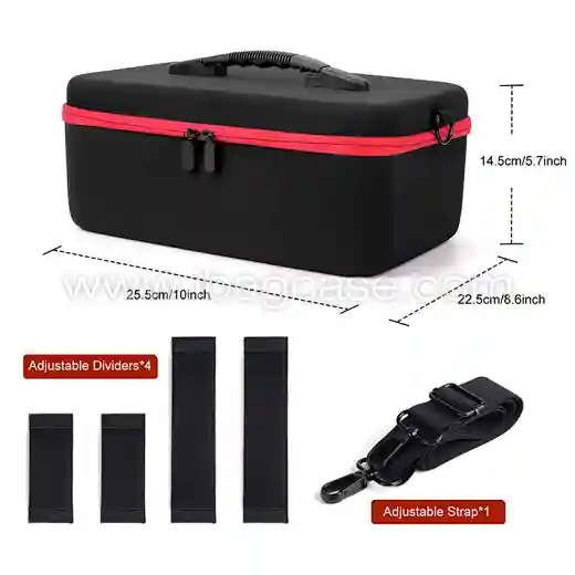 Hard Shell Travel Medicine Organizer Case