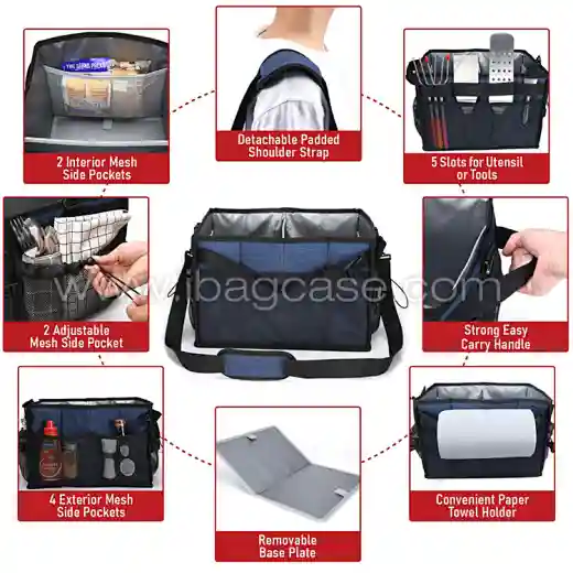 camping foldable BBQ Grill Tool Bag