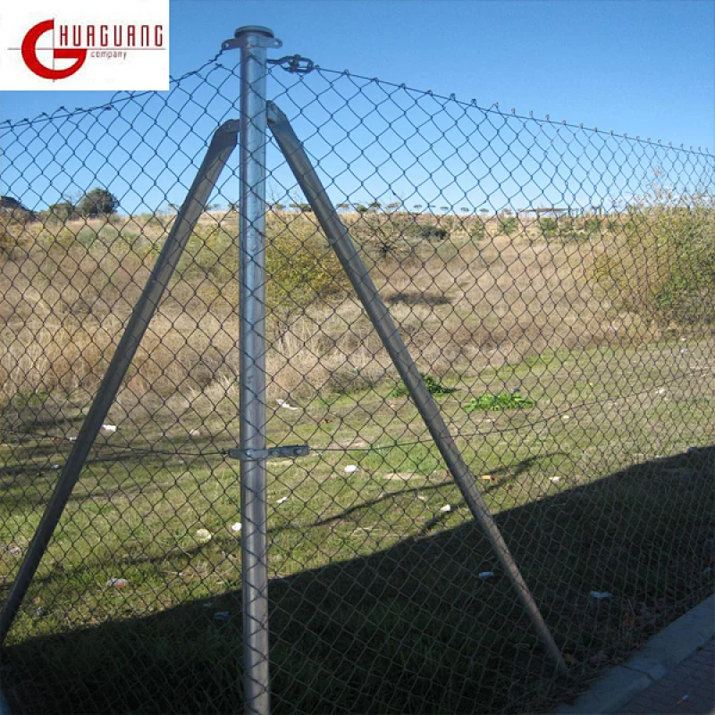 hot dipped galvanized chain link fence