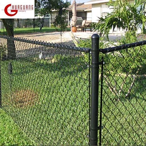 PVC coated chain link fence