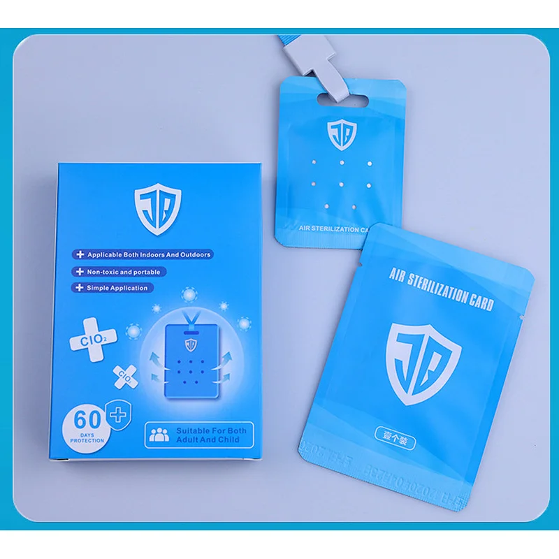 Stock Wholesale Portable Clo2 Sds Chlorine Dioxido De Cloro Anti Blocker Air Doctor Virus Card