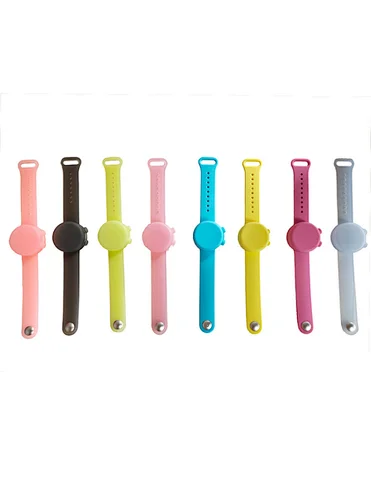 Portable disposable hand sanitized creative silicone adjustable bracelet