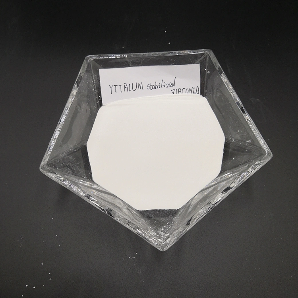 Yttrium stabilized zirconia