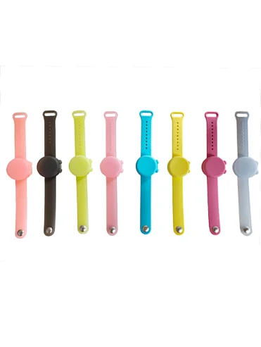 Colorful silicone Wristband Silicone Hand Sanitizer Bracelet