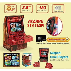 BL-881 2.8" Dual Players Mini Arcade Game Station