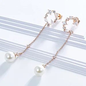 925 Sterling Silver Earring,Fashion earrings, zircon bling