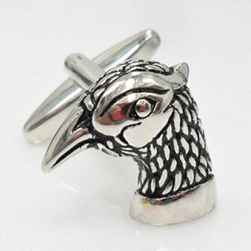 Animal heads bird 925 silver cufflinks clip OEM/ODM processing custom jewelry