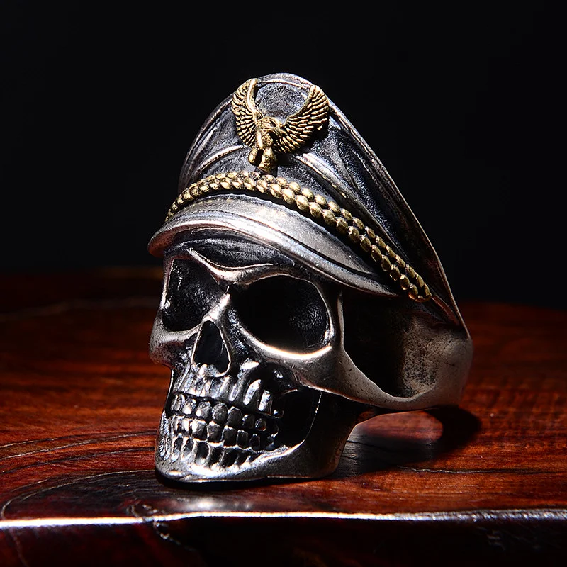 Pirate Captain Ring men's ring large jewelry factory,OEM/ODM Jewelry Trade processing customized,Wholesale jewelry manufacturer