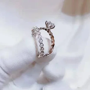 Lovers ring eternity ring engagement rings large jewelry factory,OEM/ODM Jewelry Trade processing customized,Wholesale jewelry manufacturer